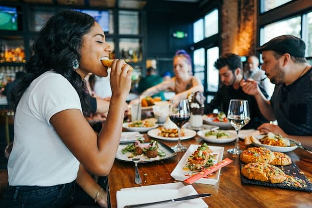 Dining scene